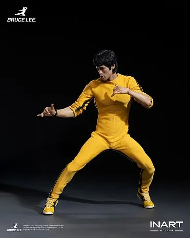 Фигурка Брюс Ли — Inart GyA036 Bruce Lee Yellow Jumpsuit 1/12