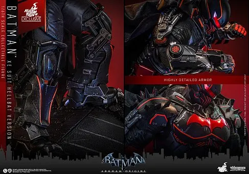 Фигурка Batman XE Suit Hellbat — Hot Toys VGM73 Batman Arkham Origins 1/6