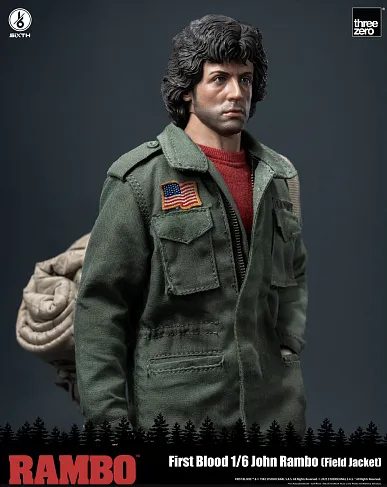 Фигурка Рэмбо — ThreeZero Rambo First Blood Field Jacket 1/6