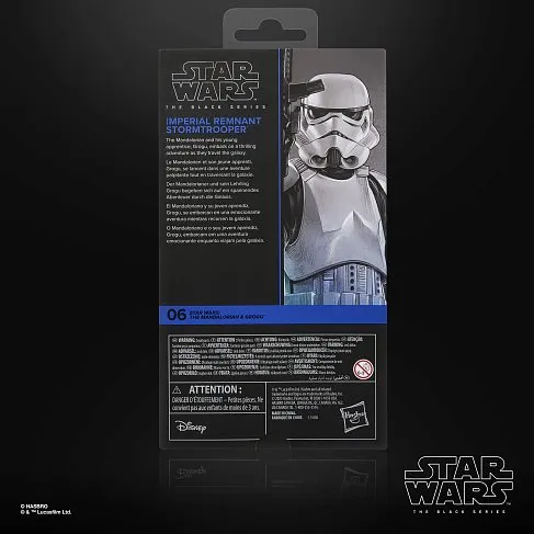 Фигурка Mandalorian And Grogu Imperial Remnant Stormtrooper 06 — Hasbro Star Wars Black Series Figure