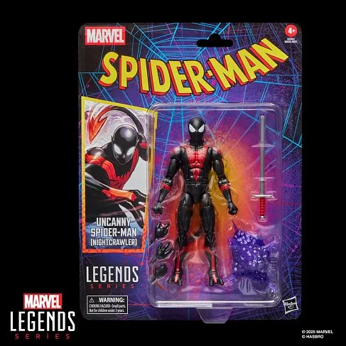 Фигурка Uncanny Spider-Man Nightcrawler — Hasbro Marvel Legends Retro
