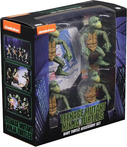 Набор Baby Turtles — Neca Teenage Mutant Ninja Turtles 4-Pack 1/4