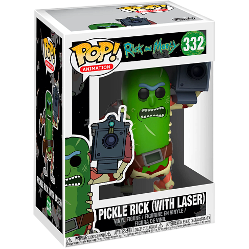 Фигурка Огурчика Рика — Funko POP! Rick and Morty Pickle Rick with Laser