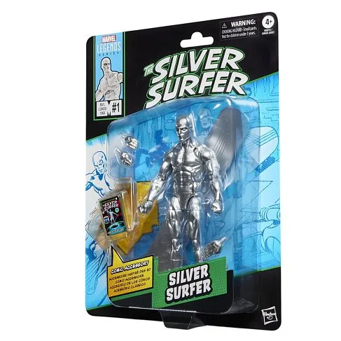 Фигурка Silver Surfer — Hasbro Marvel Legends Mini Comics Figure