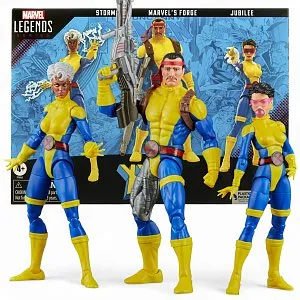 Фигурки X-Men — Hasbro Marvel Legend Set of 3 Forge Storm Jubilee