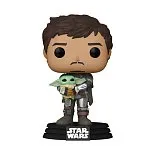 Фигурка Mando Holding Child — Funko The Mandalorian Pop! Vinyl BD