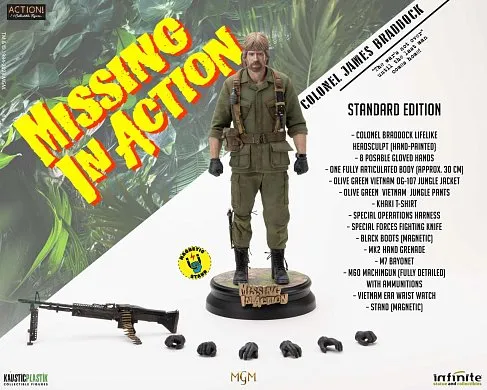 Фигурка Чак Норрис — Infinite Missing In Action Colonel James Braddock 1/6 Standard Edition