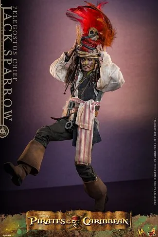 Фигурка Jack Sparrow Pelegostos Chief — Hot Toys DX38 Pirates Of The Caribbean 1/6