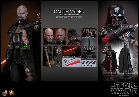 Фигурка Darth Vader Battle Damaged — Hot Toys DX44 Star Wars 1/6