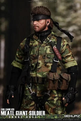 Фигурка Metal Gear Solid — Ekuaz Studio EKS011 Snake Boss ERDL Camo 1/6 