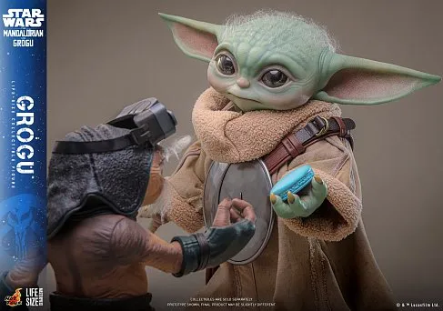 Фигурка Грогу 38 см — Hot Toys LMS016: The Mandalorian and Grogu 1/1