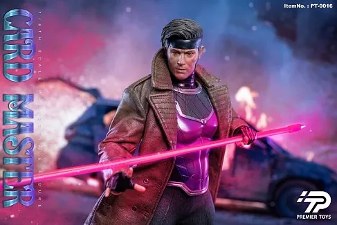 Фигурка Card Master Deadpool & Wolverine Gambit — Premier Toys PT-0016 1/6