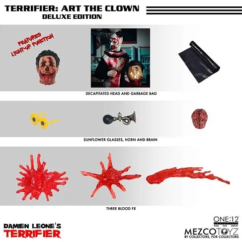Фигурка Terrifier Art the Clown Deluxe — Mezco One 12 Collective