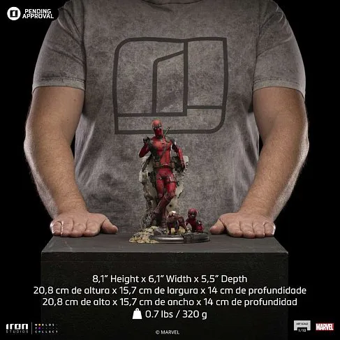 Фигурка Дэдпул — Iron Studios 1/10 Deadpool And Wolverine