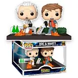 Фигурка Back to the Future Doc w Marty — Funko Pop! Vinyl Moments 1846
