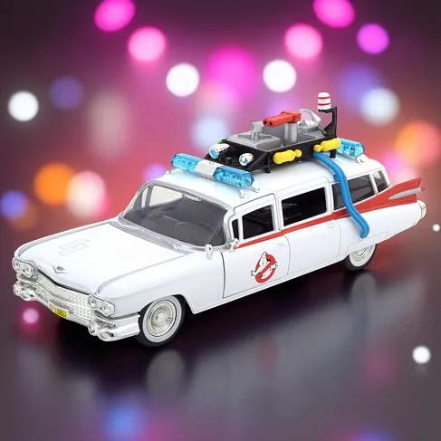 Модель Ecto-1 — Ghostbusters Diecast Model 1/24 1959 Cadillac