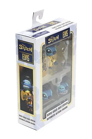 Фигурка Gold Suit Elvis Stitch Ultimate — Neca Disney Lilo & Stitch Figure