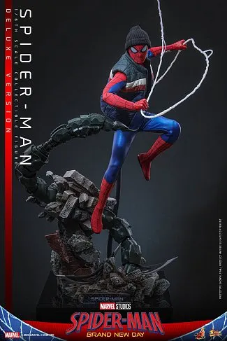 Фигурка Spider-Man Deluxe — Hot Toys MMS893 Spider-Man Brand New Day 1/6