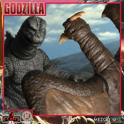Фигурки Godzilla Destroy All Monsters — Mezco 5 Points Box Set 1