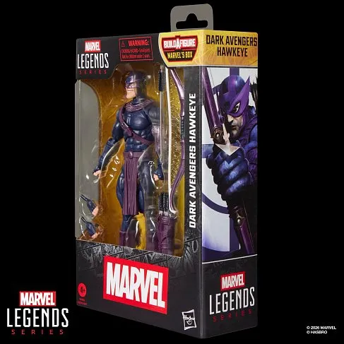 Фигурка Dark Avengers Hawkeye — Hasbro Marvel Legends BAF Box Figure