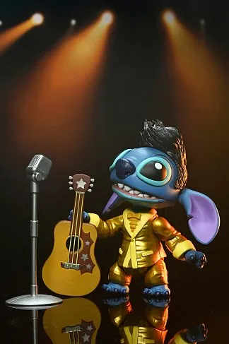 Фигурка Gold Suit Elvis Stitch Ultimate — Neca Disney Lilo & Stitch Figure