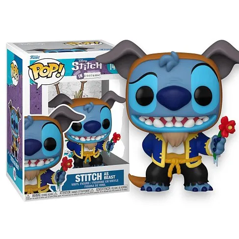 Фигурка Costume Stitch as Beast — Lilo & Stitch Funko Pop! Vinyl 1459