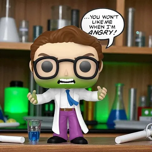 Фигурка Hulk Bruce Banner Dont Make me Angry — Marvel Funko Pop! Vinyl 1417