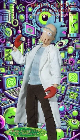Фигурка Рик Санчез — Joy Man Toys JM006 Dr Cucumber 1/12