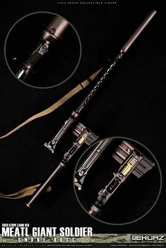 Фигурка Metal Gear Solid — Ekuaz Studio EKS010 Snake Boss Tiger Stripe Camo 1/6 
