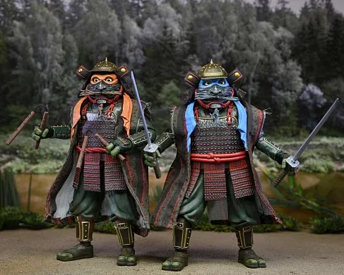Фигурки Leonardo and Michelangelo — Neca Teenage Mutant Ninja Turtles Movie 3