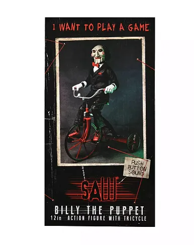 Фигурка Billy the Puppet with Tricycle — Neca Saw 12-Inch Figure