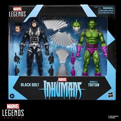Фигурка Inhumans Black Bolt and Triton — Hasbro Marvel Legends 2-pack
