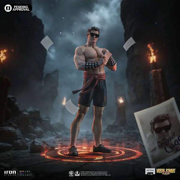 Фигурка Mortal Kombat Johnny Cage — Iron Studios Mortal Kombat DLX 1/10