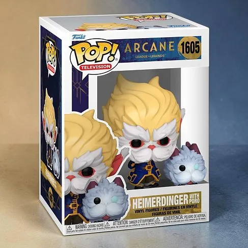 Фигурка Arcane League of Legends Heimerdinger w Poro — Funko POP! Vinyl 1605