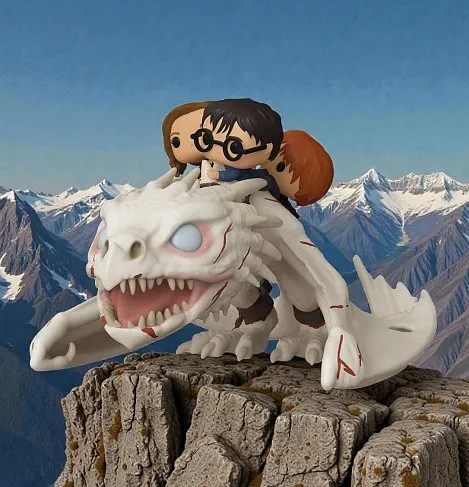 Фигурка Ukrainian Ironbelly w Harry Ron Hermione — Funko Harry Potter Pop! Vinyl Ride