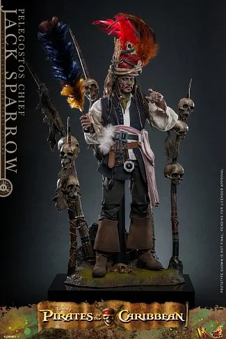 Фигурка Jack Sparrow Pelegostos Chief — Hot Toys DX38 Pirates Of The Caribbean 1/6