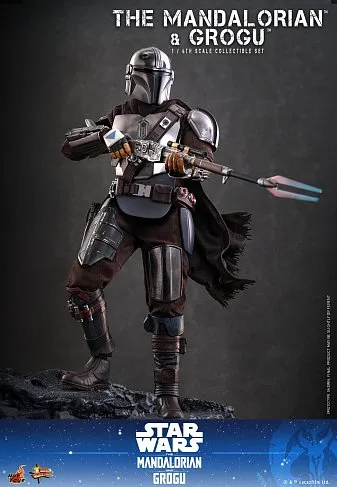 Фигурки Мандалорец и Грогу — Hot Toys MMS872 The Mandalorian and Grogu 1/6 Deluxe