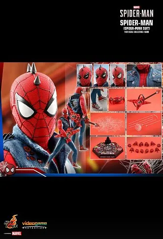 Фигурка Спайдермена — Hot Toys VGM32 1/6 Spider-Man Spider-Punk Suit