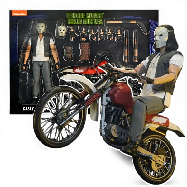 Фигурки Casey Jones Bike DLX — Neca Teenage Mutant Ninja Turtles 1990