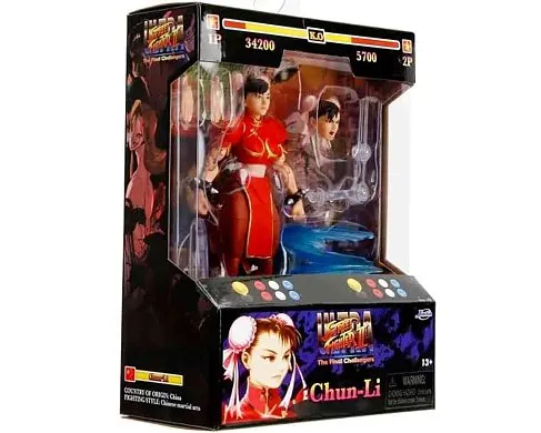 Фигурка Chun-Li Red Dress — Jada Ultra Street Fighter II Figure