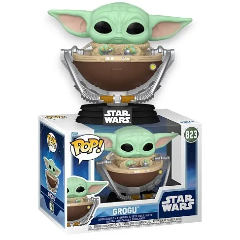 Фигурка Grogu in Pram — Funko Pop! Bobble Star Wars Mandalorian and Grogu Vinyl 923