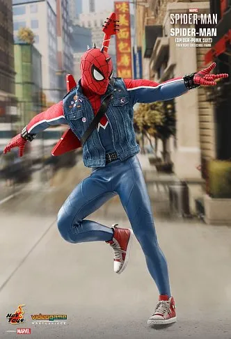 Фигурка Спайдермена — Hot Toys VGM32 1/6 Spider-Man Spider-Punk Suit