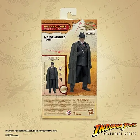 Фигурка Arnold Toht — Hasbro Raiders of The Lost Ark Adventure Series