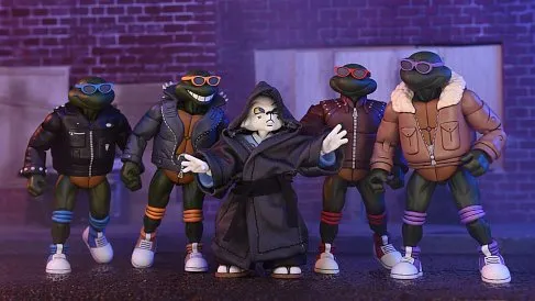 Фигурки Черепашки Ниндзя — Neca Punk Turtles 4-pack