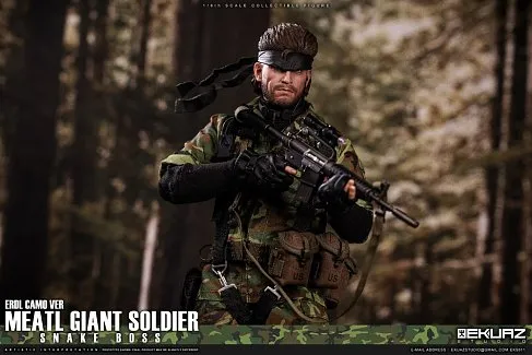 Фигурка Metal Gear Solid — Ekuaz Studio EKS011 Snake Boss ERDL Camo 1/6 