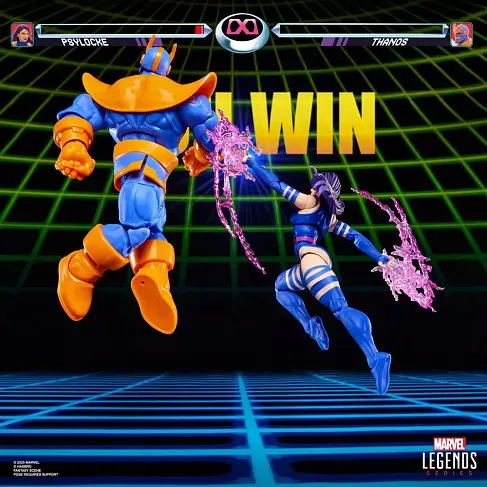 Фигурки Psylocke vs Thanos — Hasbro Marvel Legends Gamerverse