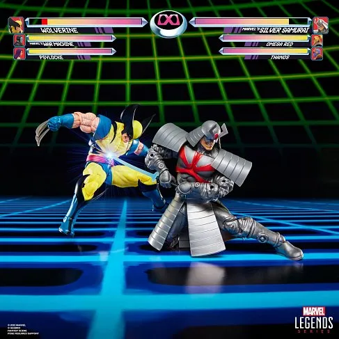 Фигурки Wolverine vs Silver Samurai — Hasbro Marvel Legends Gamerverse