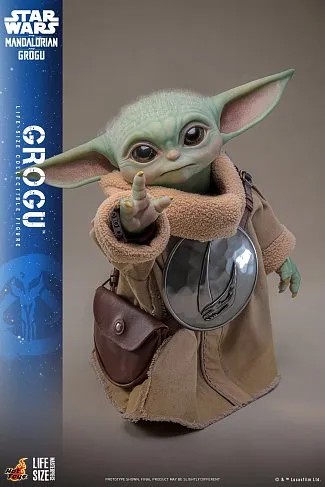Фигурка Грогу 38 см — Hot Toys LMS016: The Mandalorian and Grogu 1/1