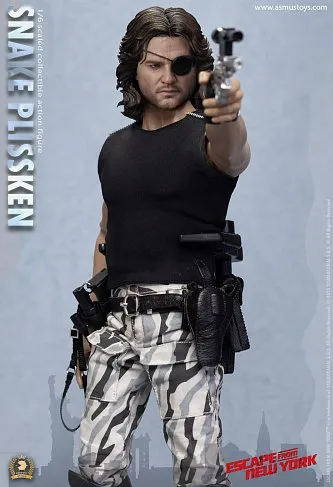 Фигурка Snake Plissken Sculpted Hair — Asmus Toys CRW004AS Escape from New York 1/6