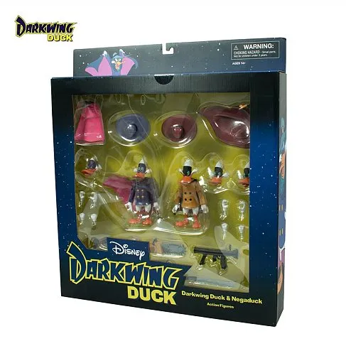 Фигурки Черный Плащ — Darkwing Duck Negaduck DLX Box Set